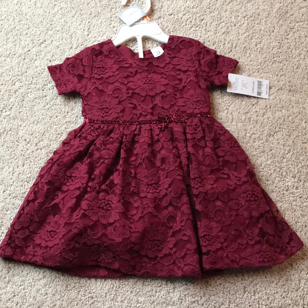 Carter’s Lace Overlay Dress - NWT 12 mos